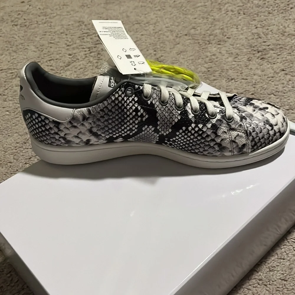 Adidas originals Stan Smith snakeskin shoes sneakers EH0151 new mens size 11 - Picture 3 of 15